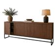 Timo Sideboard - 4 Door - Extra Large - with Slatted Front - Oiled Walnut - Variation Available